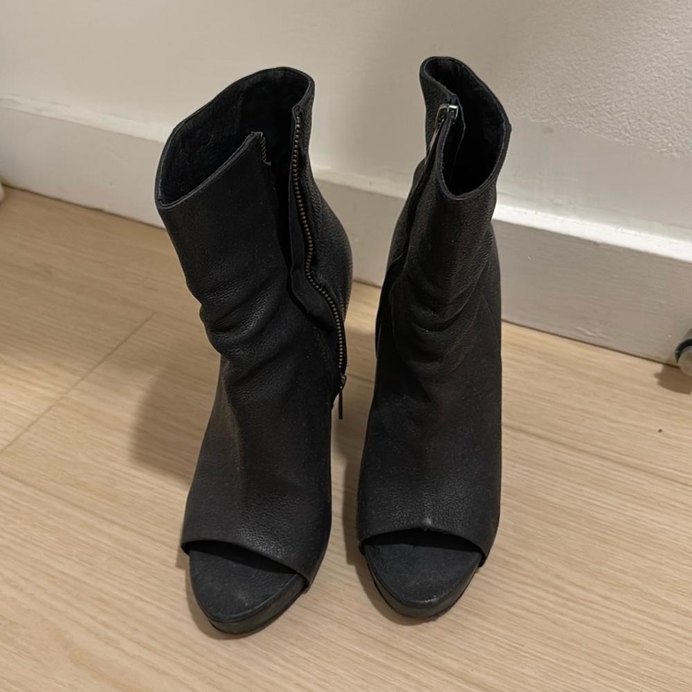 All Saints Peep Toe Booties